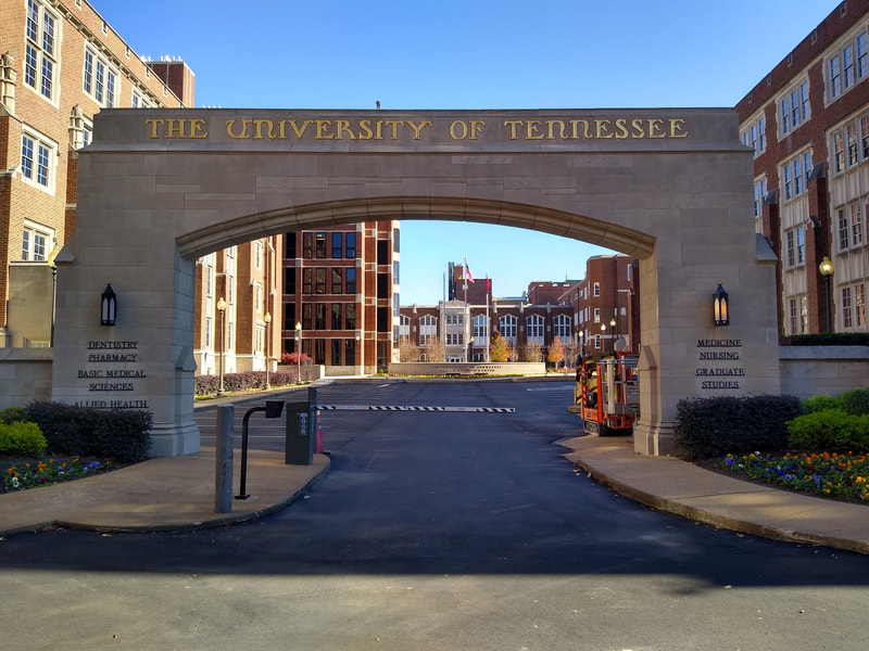 University of Tennessee Health Science Center, UTHSC, Arch, archway, entrance