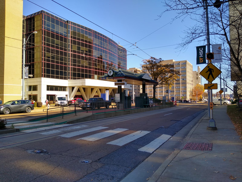 University of Tennessee Health Science Center, UTHSC, Memphis Trolley, Trolley Stop