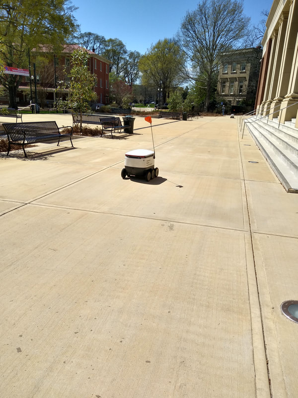 Delivery Robots, University of Mississippi, Ole Miss