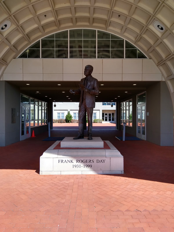 Luckyday Residential College, Frank Rogers Day Statue, University of Mississippi, Ole Miss