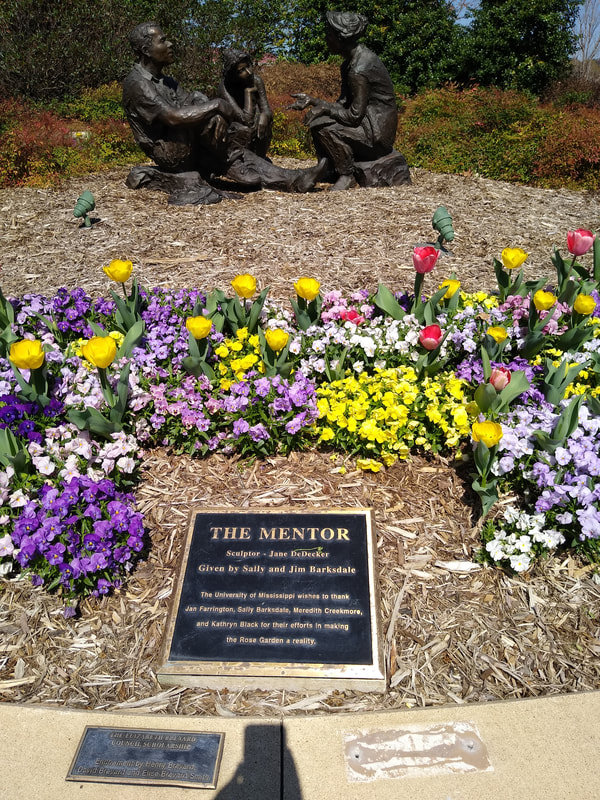 Rose Garden, The Mentor, Jane DeDecker, University of Mississippi, Ole Miss