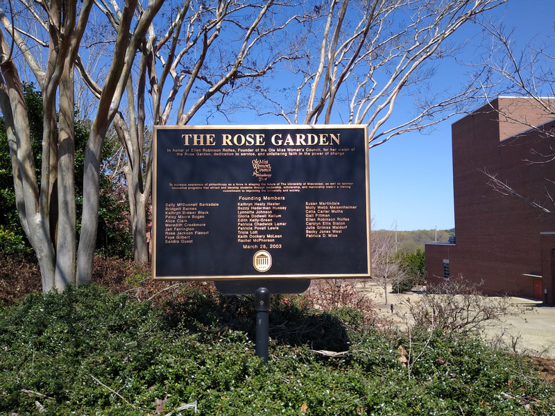 Rose Garden, University of Mississippi, Ole Miss