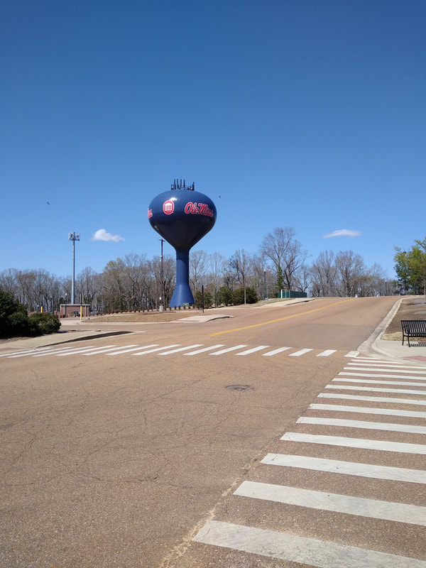Water tower, University of Mississippi, Ole Miss