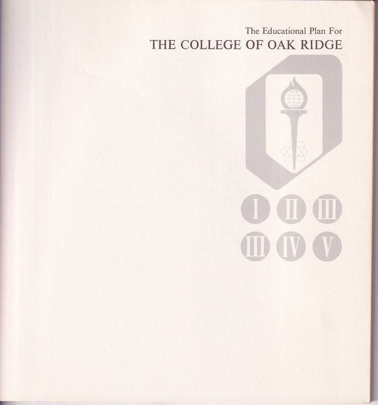 College of Oak Ridge, CoOR, Oak Ridge, TN, Tennessee, Sumner Hayward, Educational Plan, The Educational Plan of the College of Oak Ridge