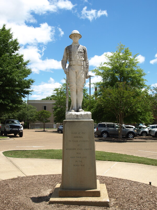 Mississippi State University, Mississippi A&M, Starkville, Bulldogs, World War I Memorial