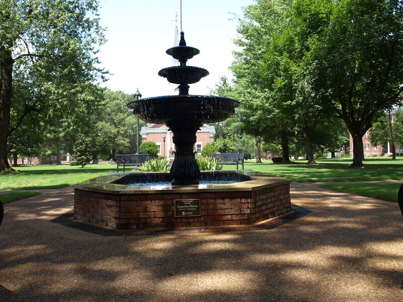 University of Memphis Lambuth, UofM Lambuth, Lambuth College, Lambuth University, Fleener Fountain, Fleener, Jacqueline Fleener
