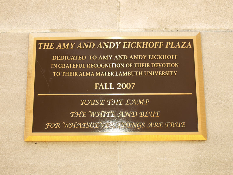 University of Memphis Lambuth, UofM Lambuth, Lambuth College, Lambuth University, Wilder College Union, Wilder Union, Amy and Andy Eickhoff Plaza, Eickhoff Plaza, Amy Eickhoff, Andy Eickhoff