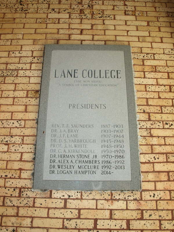 Lane College, James A. Bray Administration Building, James A. Bray, James Bray, Bray Administration Building, Reuben A. Heavner