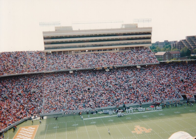University of Tennessee, UT, Vols, Volunteers, football, Big Orange, 1993, Duke Blue Devils, Citrus Bowl, Homecoming, 1993, football, Neyland Stadium